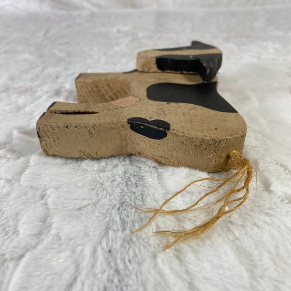 Wood handmade Country Folk Art Cow Shelf Sitter Farmhouse decor - Picture 5 of 8